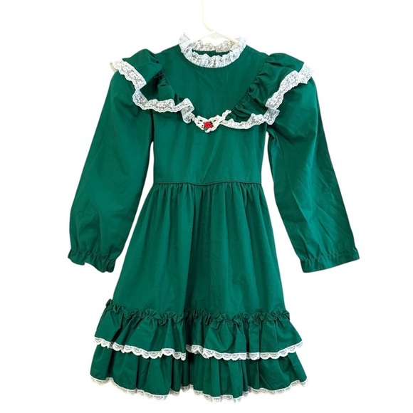 Disney Other - Vintage Disney Winnie the Pooh girls dress green size 6XL